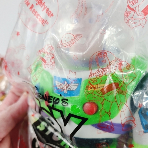 COLLECTIBLE SET OF 3 BURGER KING TOYS 1995 UNOPENED WOODY, BUZZ LIGHTYEAR & R.C. - Picture 5 of 7